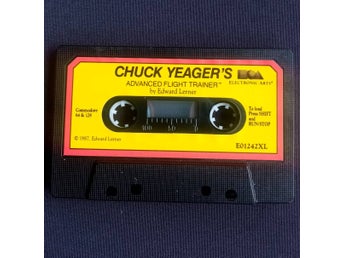 Chuck Yeager's AFT (Electronic Arts) Lös Tape ->TESTAD<- Commodore 64 / C64