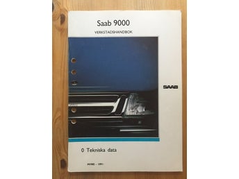 Verkstadshandbok - Saab 9000 - Tekniska Data - M1985-1991