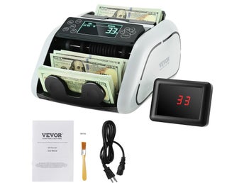 Money Counter Machine, Bill Counter with UV, MG, IR and DD Counterfeit