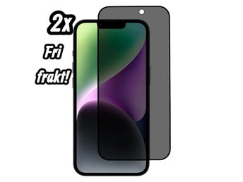 2st iPhone 13 Pro Max Privacy 9H Härdat Glas Skärmskydd