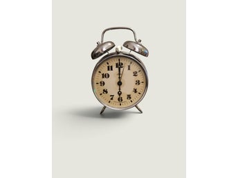 Vintage Mechanical Twin Bell Alarm Clock