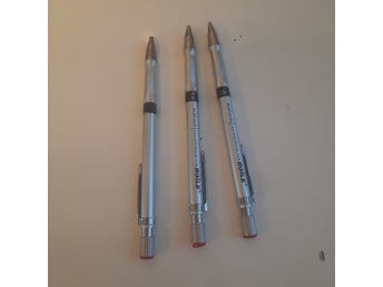 3st mekanisk stiftpenna för 2 mm stift
