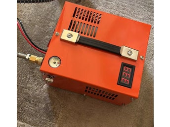 300W 12V/220V 30Mpa luftkompressor med inbyggd fläkt, högtryckspump, lättanvänd