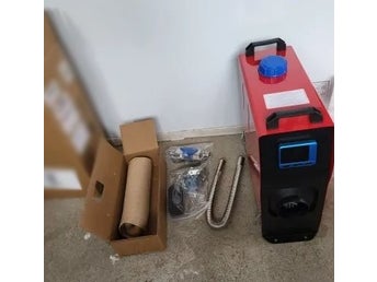 12V 5KW dieselluftvärmare med LCD-display och fjärrkontroll, kompakt struktur