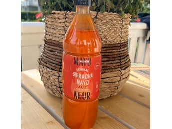 Sriracha Mayo vegansk - Mayoneur XL flaska