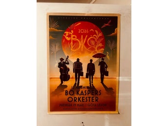 BO KASPERS ORKESTER - Stockholm 2026 - konsertaffisch