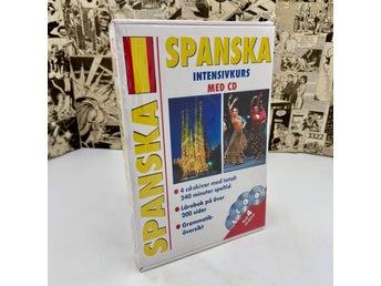 Spanska - intensivkurs med CD **OÖPPNAD** 4 CD, lärobok, grammatiköversikt
