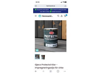 Gjöco träimpregnering 0,75 liter