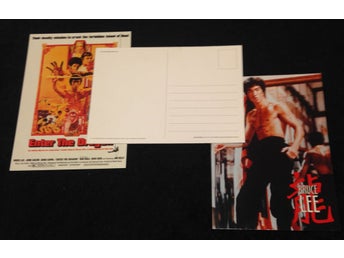 Film Bruce Lee - Vykort 2st Samlarobjekt