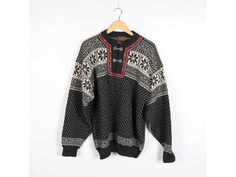 Christiania Sweaters Ull Tröja Mörkgrå Unisex Stl.XL