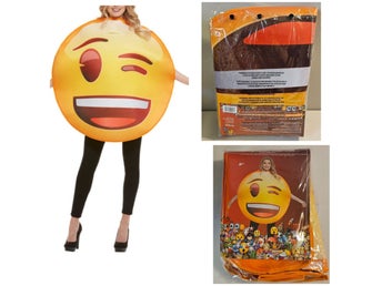 Nyskick maskeradkostym Emoji, storlek ONE SIZE