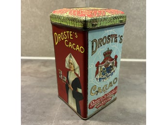 Droste’s Cacao! Gammal plåtburk / burk i fint vintageskick!