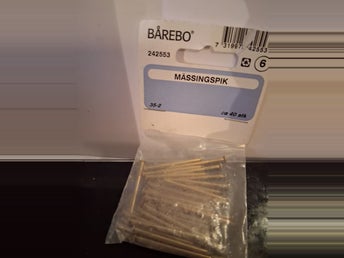 Mässingsspik Bårebo 35-2