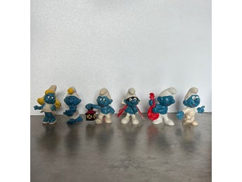 Smurfarna figurer, 5 st