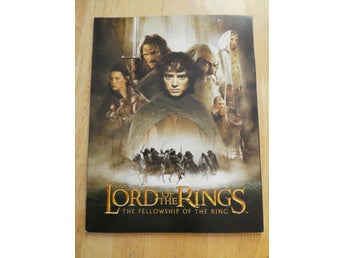 LORD OF THE RINGS SAGAN OM RINGEN - Fellowship of the ring Japanskt filmprogram