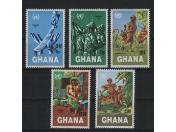 Ghana 1983 Namibia-dagen 5v
