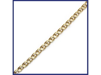 Armband, 18K guld, Bismarcklänk (vikt 6,8g, längd 20cm)