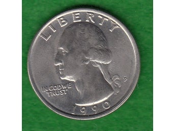 USA QUARTER DOLLAR 1990 P