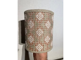Retro lampskärm, Swedish modern, näversöm, 50/60-tal