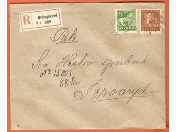 Rek brev DRÄNGSERED 24.11.1927 (408341798) ᐈ bkfrim på Tradera