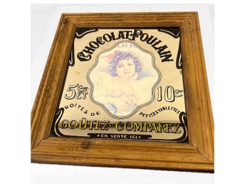 Spegeltavla Chocolate foal advertising mirror - French design advertising co