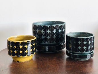 Arabia Richard Lindh Krukor ”Kerä” Keramik Retro Vintage 60/70-tal