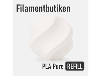 Bambu Lab PLA PURE Filament Vit/White Matsäker och Leksakssäker