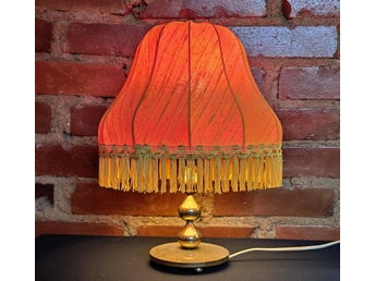 Retro Lampskärm med fransar