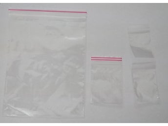 Blixtlåspåsar zip påsar 40x55 mm 200st