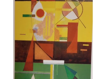 KONSTTRYCK - VASSILY KANDINSKY - 1930 - STORT FORMAT - MODERNISM - BLAUE REITER