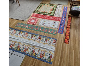 Retro: 8 st juldukar. Paket 16: bl.a design Bühler, Agaton, Hallroth