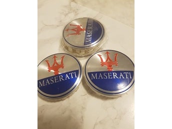 Maserati fälgar centrumkåpor/ Navkapslar- 60mm