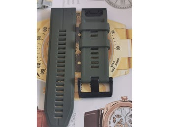 Armband för Garmin klockor, 26 mm, QuickFit, militärgrön