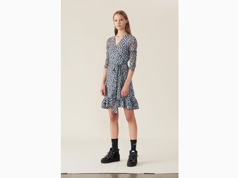 tilden mesh wrap dress