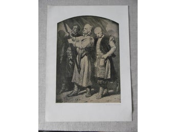 Artur Grottera reproduktion III Chlop i Szlachta 33x24 cm