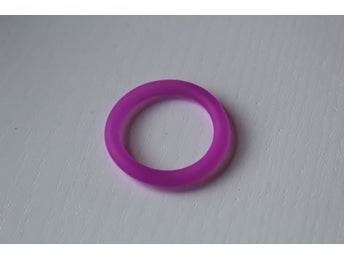 O-Ring , nappring, nappringar, 1 styck cerise, till napphållare