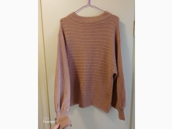 Stickad tröja rosabeige. Large (395991406) ᐈ Köp på Tradera Stickad tröja rosabeige. Large (395991406) ᐈ Köp på Tradera