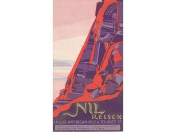 Hamburg Amerika Linie / Linje. Nil / Nilen Reisen / Resa från 1929 / 1930.