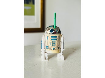 Vintage Star Wars R2-D2 Pop Up Lightsaber, original och komplett.