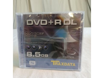 Traxdata DVD+R DL 8.5GB 8x 240min (inplastad)