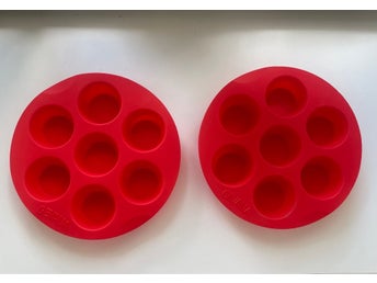 NY / oanvänd * 2 stycken Gevalia Muffinsformar i silikon