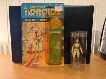 Star Wars Droids Kea Moll actionfigur med kort och mynt