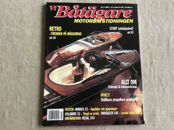 VI BÅTÄGARE NR 3 2001 ALLT OM EVINRUDE & JOHNSON KRISEN,NIMUS 33,COLOMBO 32