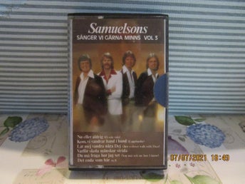 SAMUELSONS - SÅNGER VI GÄRNA MINNS VOL 3 - KASSETTBAND