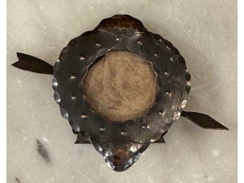 MINIATYR ~Fotoram~ I FORM AV HJÄRTA MED PIL