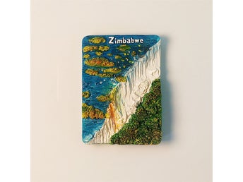 Victoria Falls Zimbabwe Kylskåpsmagnet Afrika