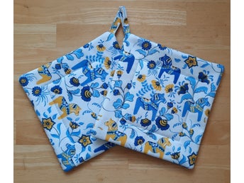 *PRESENTTIPS* Nysydda grytlappar dalahästar Leksand Mini