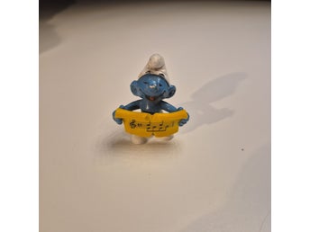 Smurf med notblad