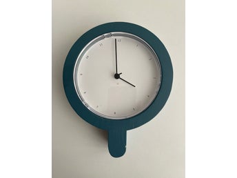Retro IKEA klocka, väggklocka, design Egon och Pia Moritz, ovanlig, 1990 – tal