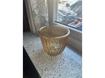 Ljuslykta i glas